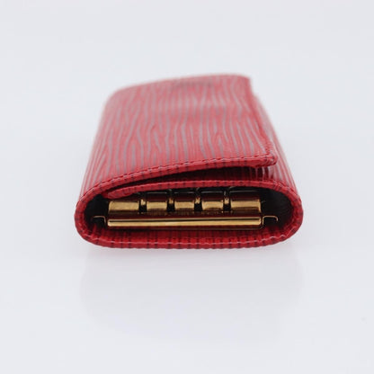 Louis Vuitton Multiclés 4 Cuir verni, Red, Leather, Wallet