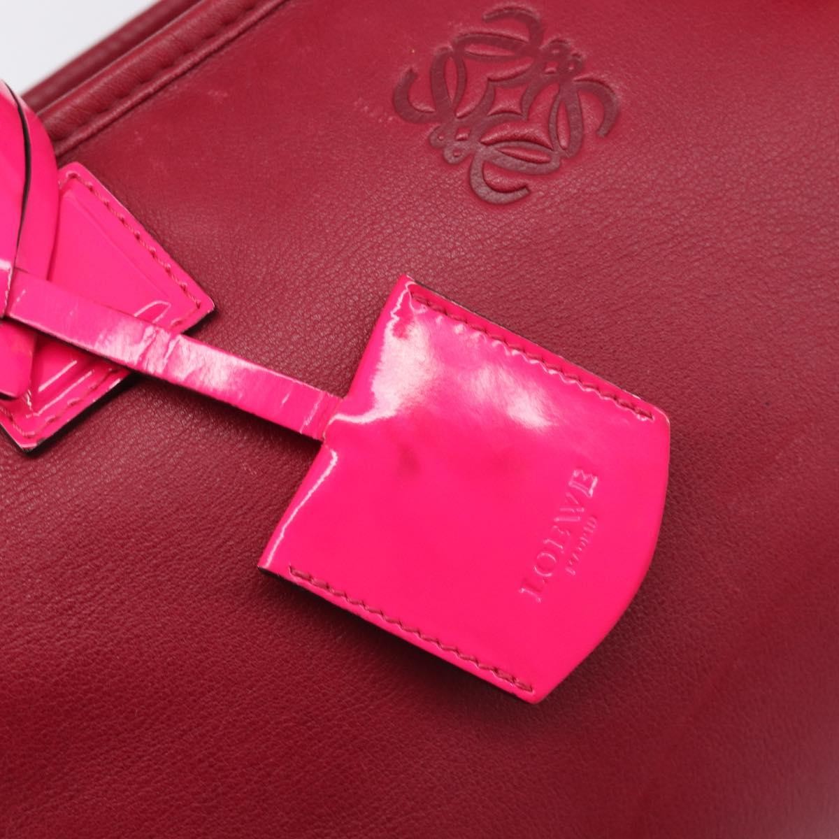 Loewe Amazona Leather, Red, Leather, Handbag