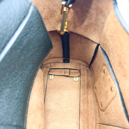 Bottega Veneta Arco Maxi Intrecciato Leather, Black, Leather, Tote Bag
