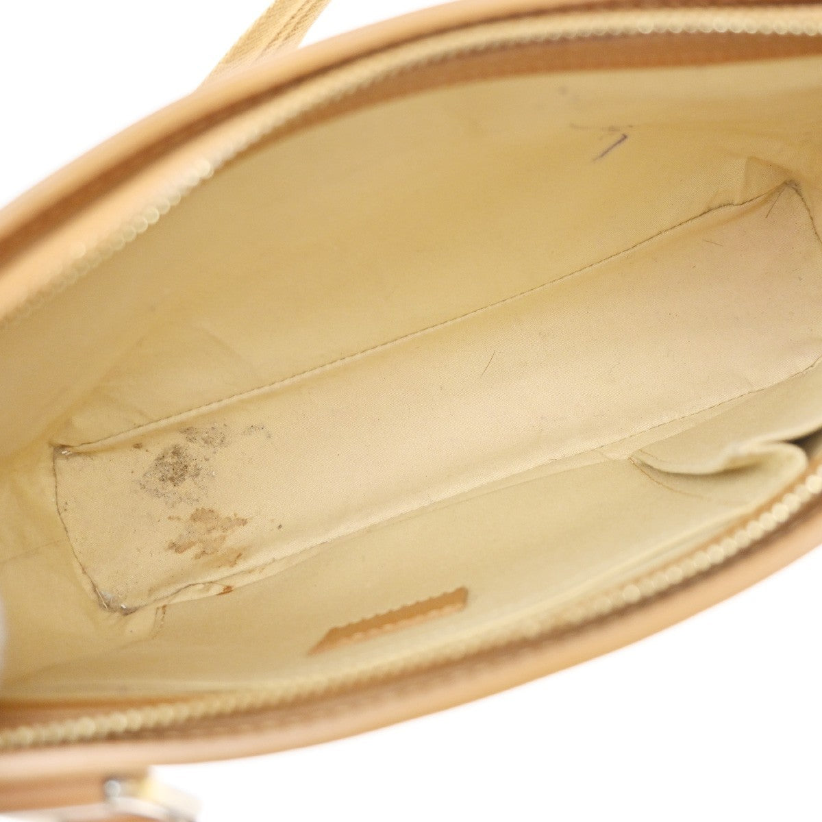 Louis Vuitton Lucille Mini Lin, Beige, Canvas, Handbag