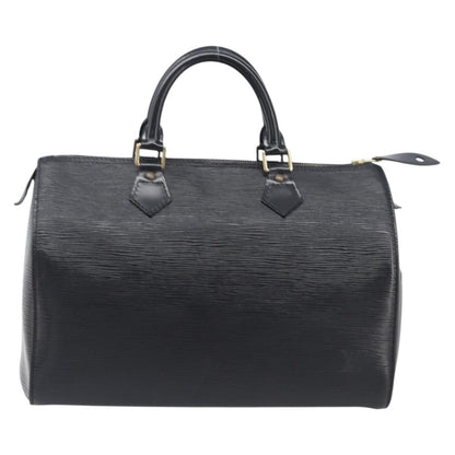 Louis Vuitton Speedy Epi Leather, Black, Leather, Handbag