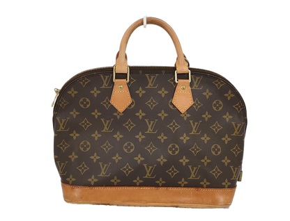 Louis Vuitton Alma Handbag Monogram Canvas, BROWN, CANVAS, Handbag