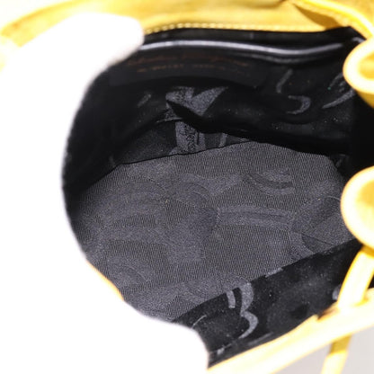 Salvatore Ferragamo Gancini Suede, Yellow, Suede, Backpack