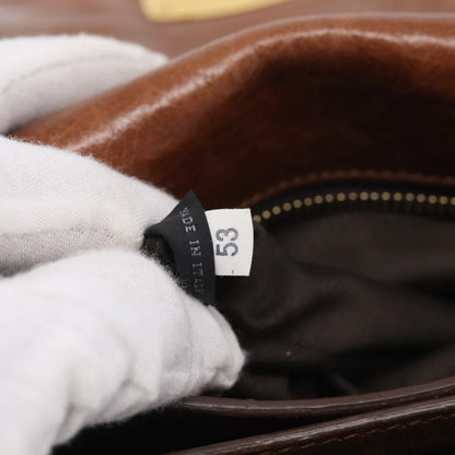 Miu Miu Shoulder Leather, Brown, Leather, Shoulder Bag