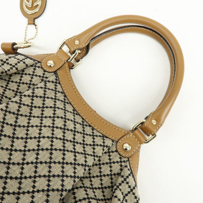 Gucci Sukey Microguccissima Leather, Beige, Canvas, Tote Bag