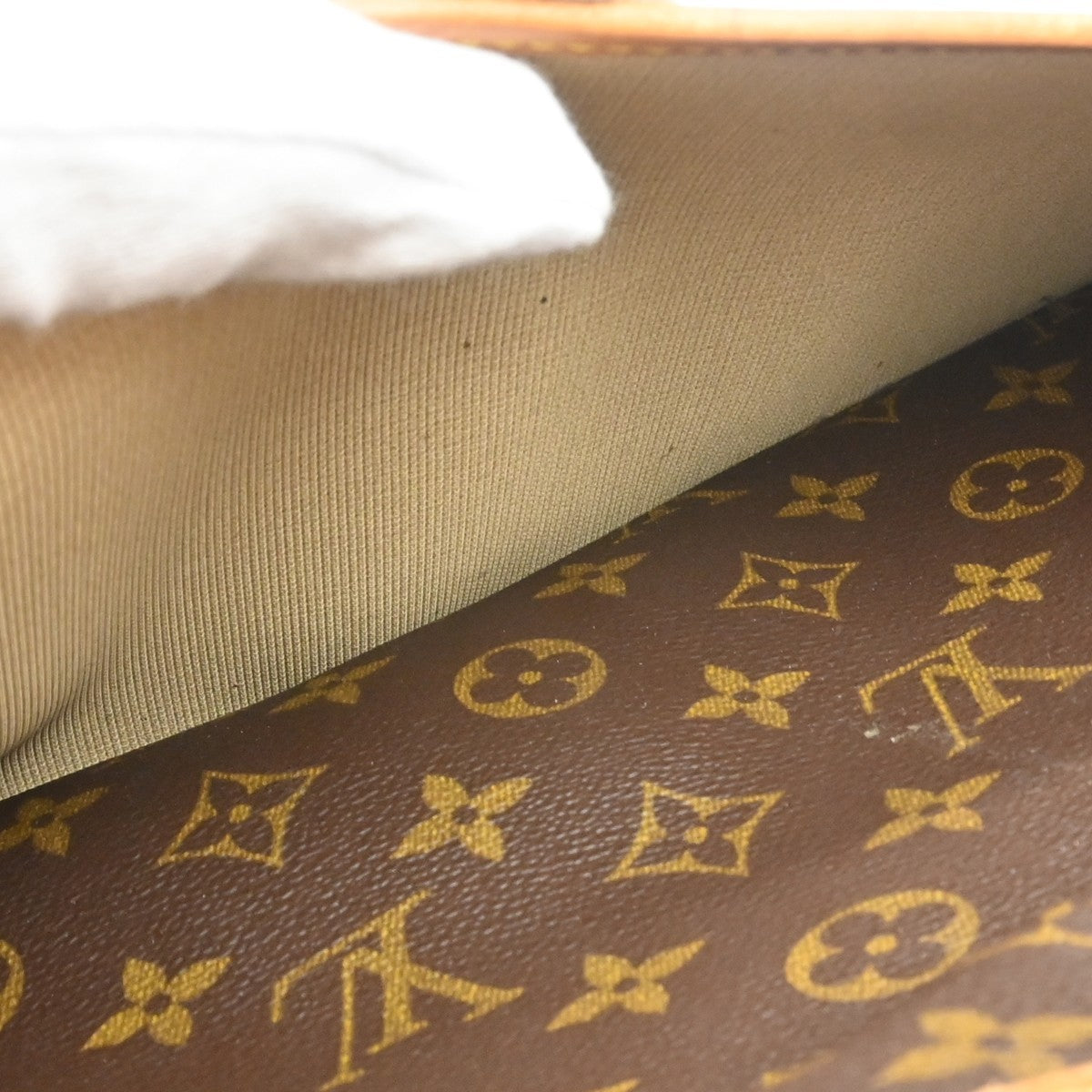 Louis Vuitton Deauville Monogram, Brown, Canvas, Handbag