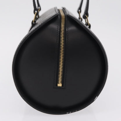 Louis Vuitton Soufflot Epi Leather, Black, Leather, Tote Bag