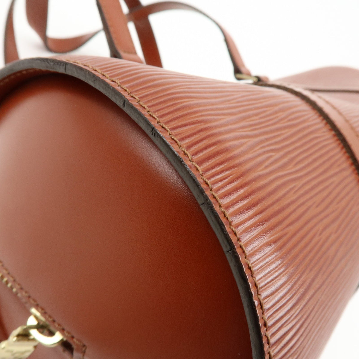 Louis Vuitton Soufflot Epi Leather, Brown, Leather, Handbag