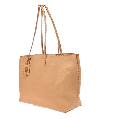 Fendi Roll Tote Selleria Leather, Orange, Leather, Tote Bag