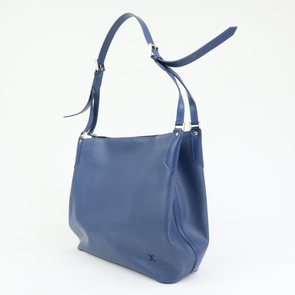 Louis Vuitton Mandara Epi Leather, Blue, Leather, Shoulder Bag