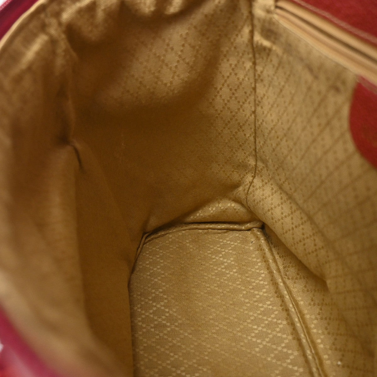 Gucci Vintage Backpack Suede, Red, Suede, Backpack