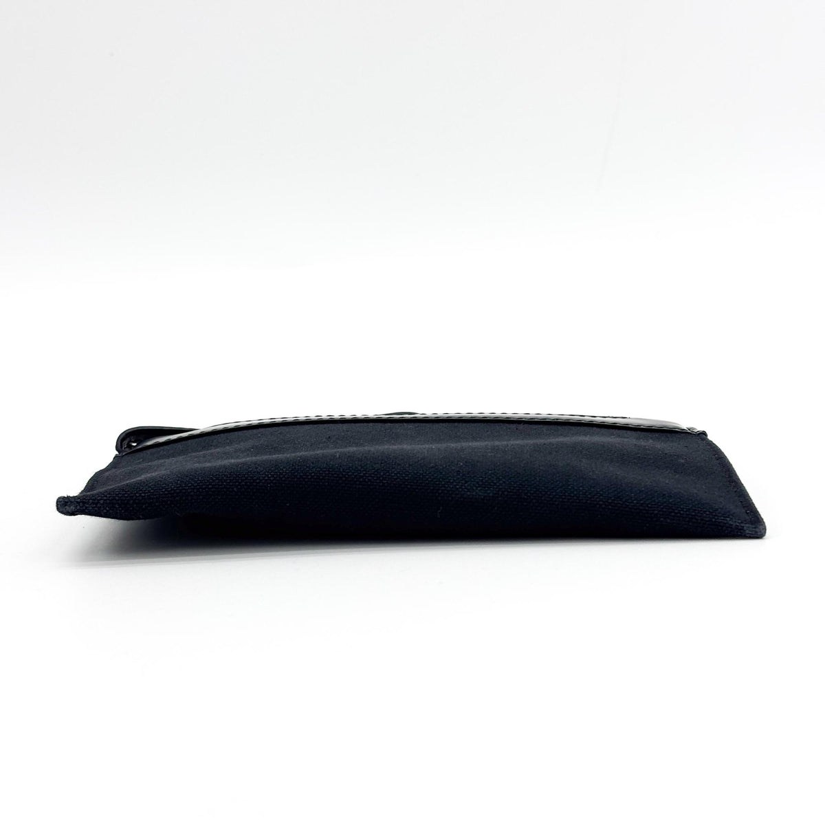 Balenciaga Navy Cabas Canvas with Leather, Black, Canvas, Tote Bag