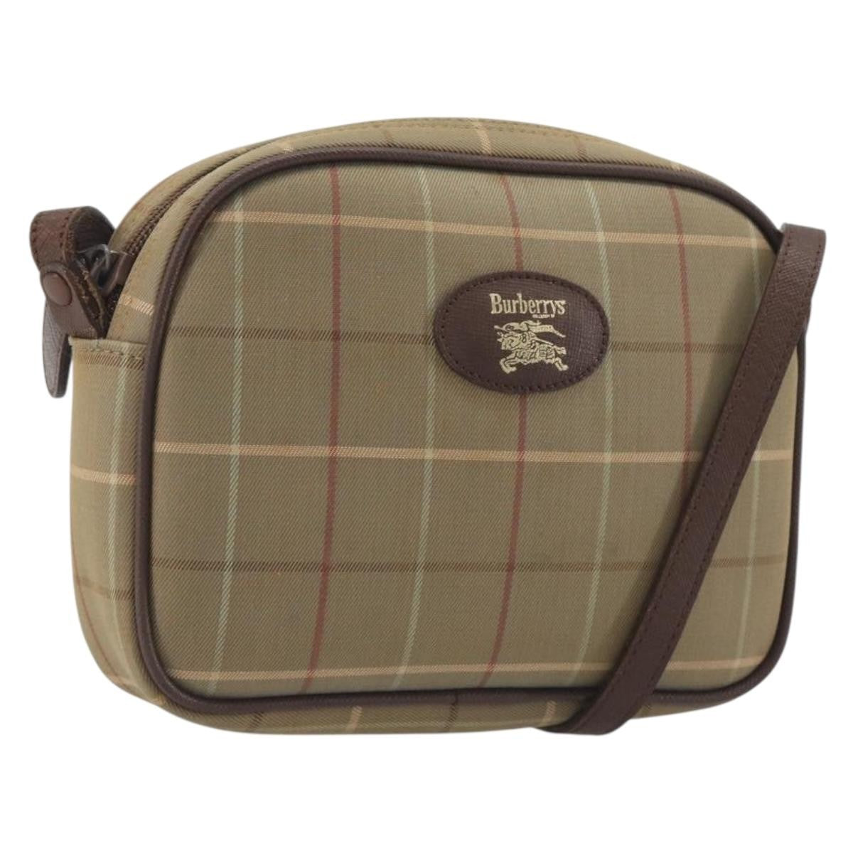 Burberry Nova Check Shoulder Bag Canvas, Beige, Canvas, Shoulder Bag