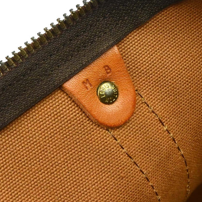 Louis Vuitton Keepall Monogram, Brown, Canvas, Travel Bag