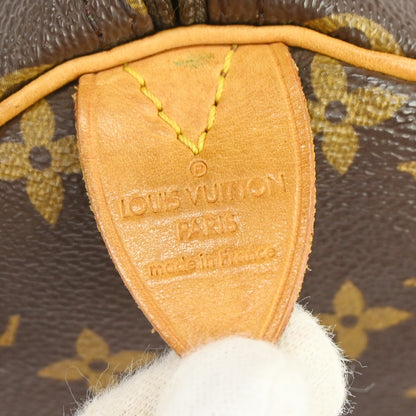Louis Vuitton Speedy Monogram Canvas, Brown, Canvas, Handbag
