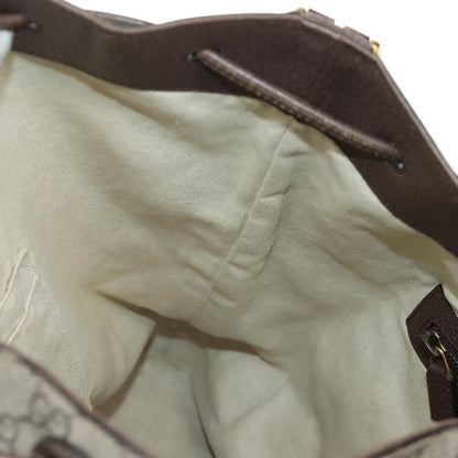 Gucci Neo Vintage Drawstring Bucket GG Coated Canvas, Beige, Canvas, Backpack