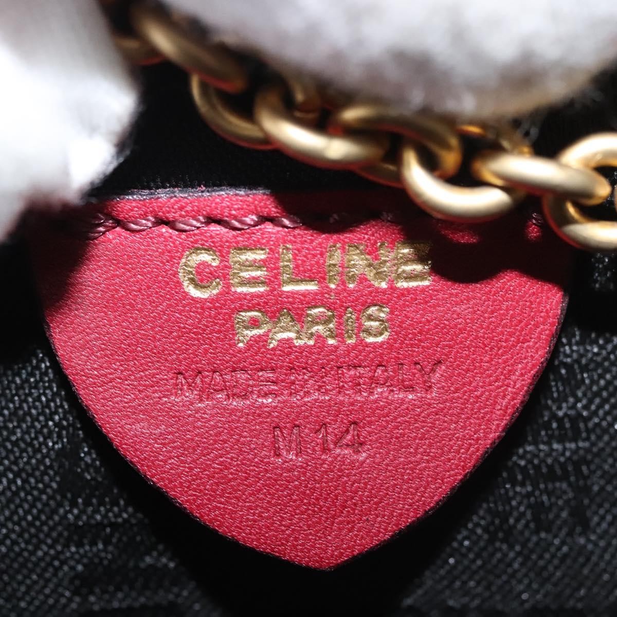 Celine Vintage Leather, Red, Leather, Shoulder Bag