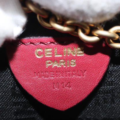 Celine Vintage Leather, Red, Leather, Shoulder Bag