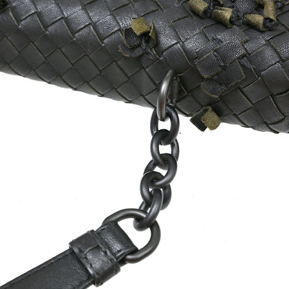 Bottega Veneta Olimpia Tobu Intrecciato Nappa, Black, Leather, Shoulder Bag
