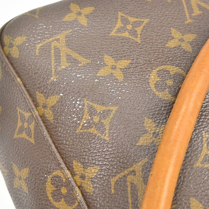 Louis Vuitton Looping Monogram Canvas, Brown, Canvas, Handbag