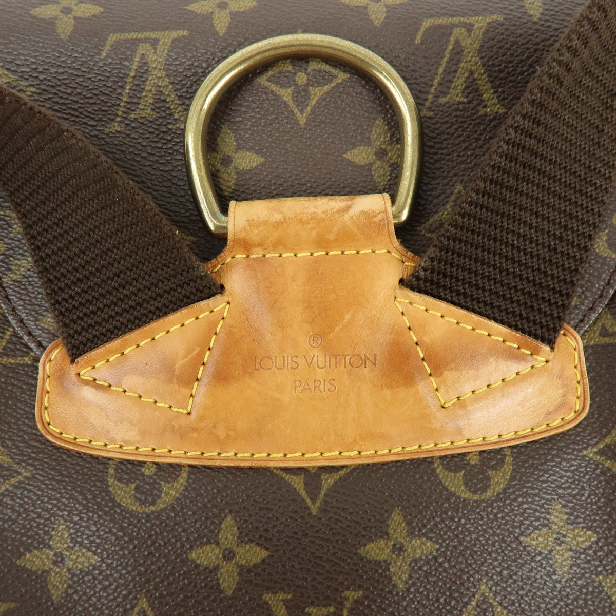 Louis Vuitton Vintage Montsouris Monogram Canvas, Brown, Canvas, Backpack