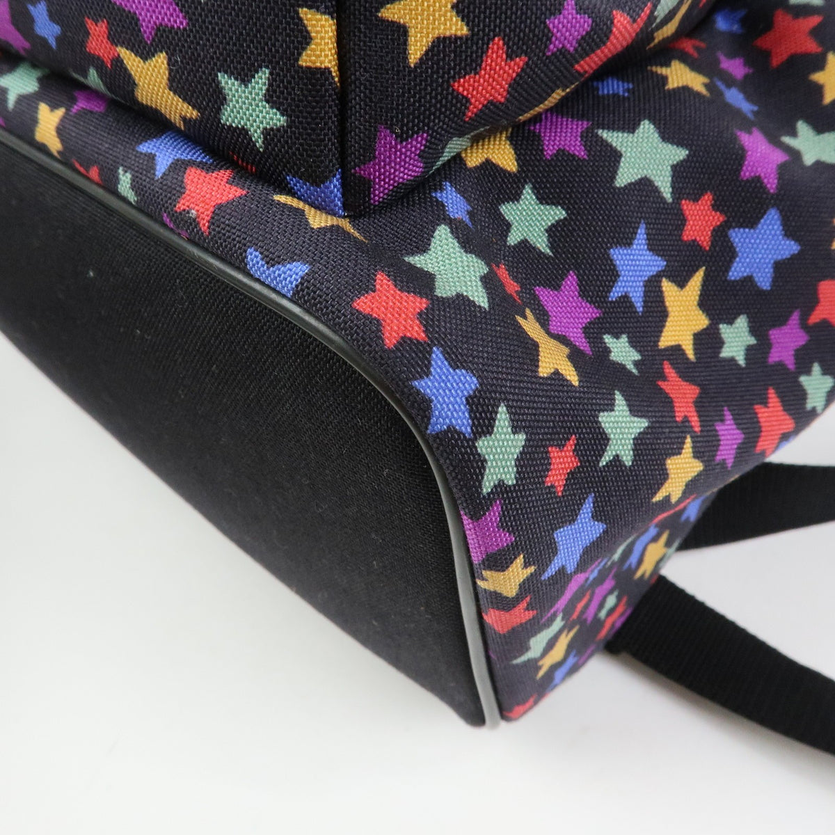 Saint Laurent City Printed Corduroy, Multicolour, Canvas, Backpack