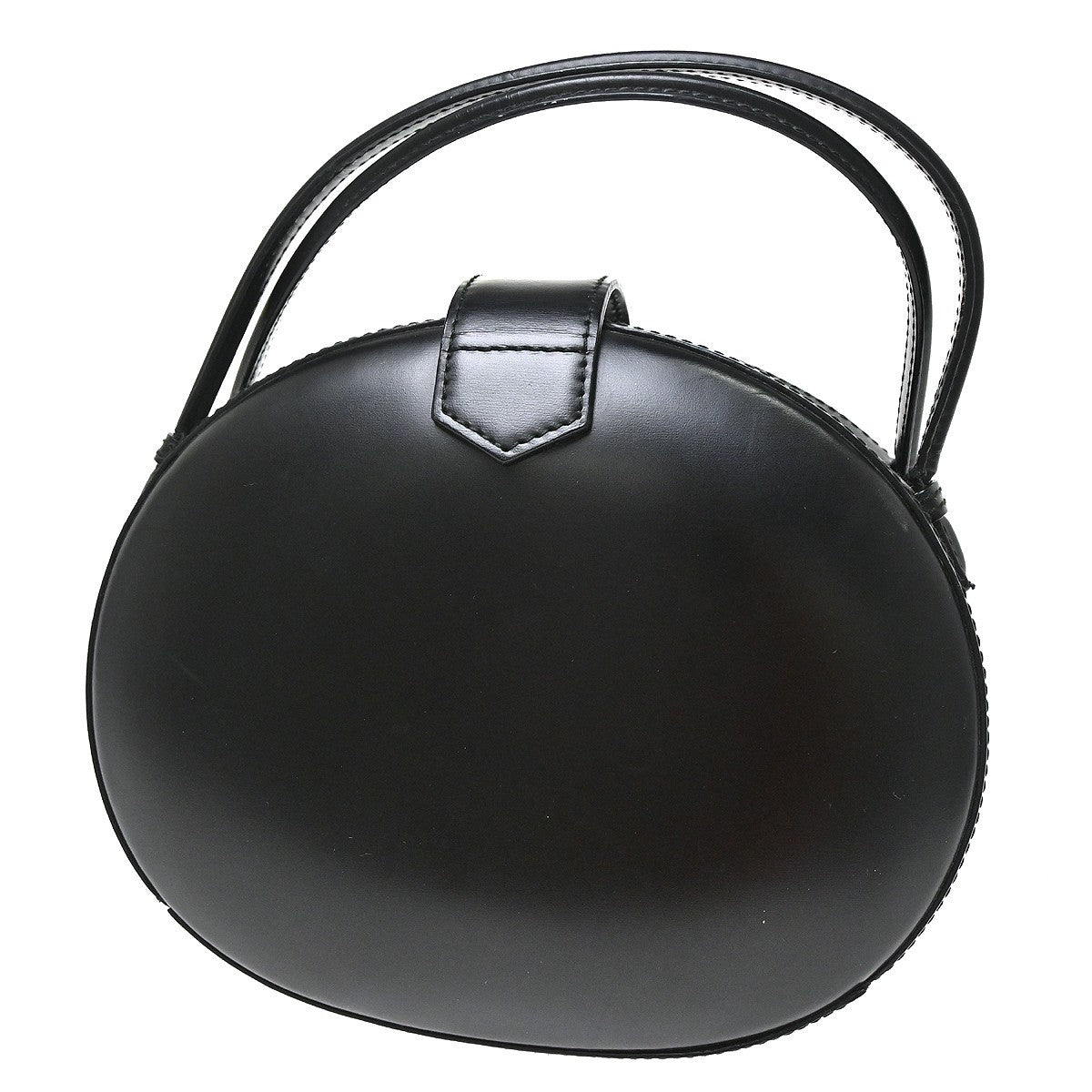 Loewe Anagram Leather, Black, Leather, Handbag