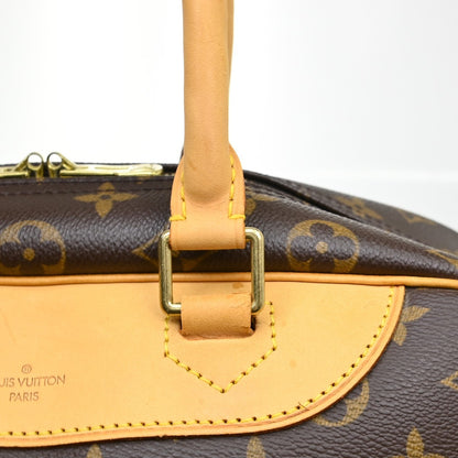 Louis Vuitton Deauville Monogram Canvas, Brown, Canvas, Handbag