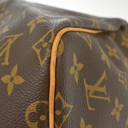 Louis Vuitton Keepall Monogram, Brown, Canvas, Travel Bag