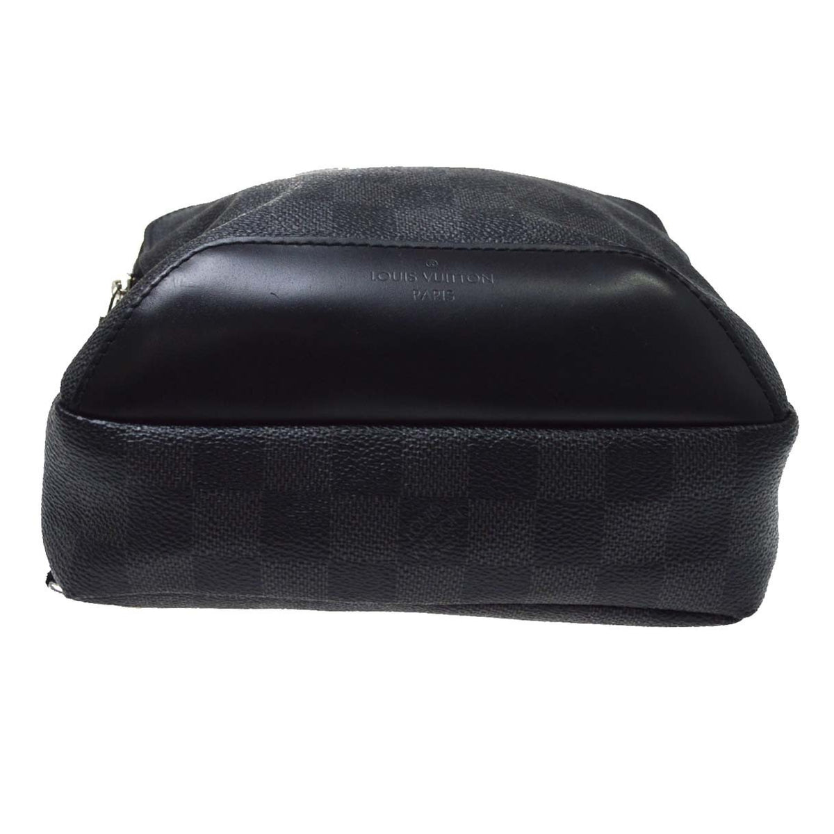 Louis Vuitton Avenue Sling Damier Graphite, Black, Canvas, Handbag