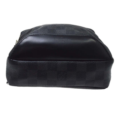 Louis Vuitton Avenue Sling Damier Graphite, Black, Canvas, Handbag