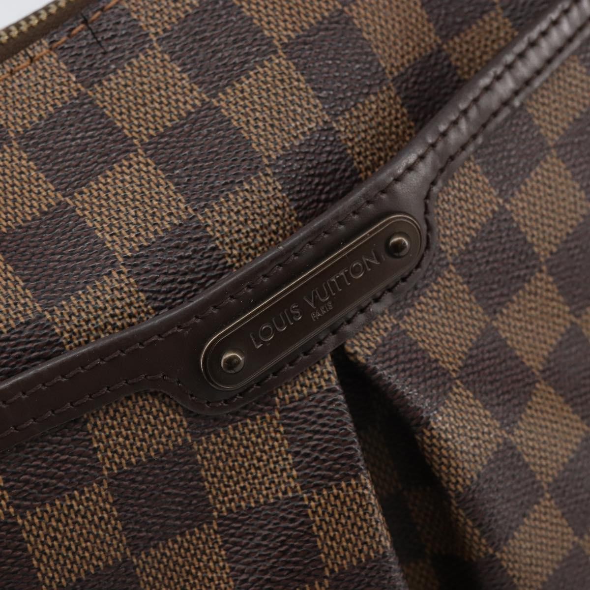 Louis Vuitton Bloomsbury Damier, Brown, Canvas, Handbag