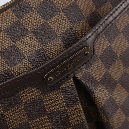 Louis Vuitton Bloomsbury Damier, Brown, Canvas, Handbag