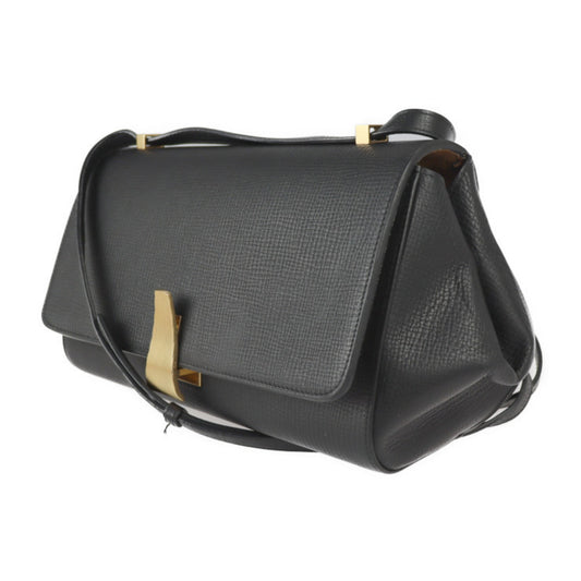 Bottega Veneta, Black, Leather, shoulder