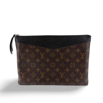 Louis Vuitton Daily Pouch Monogram, Brown, Canvas, Clutch