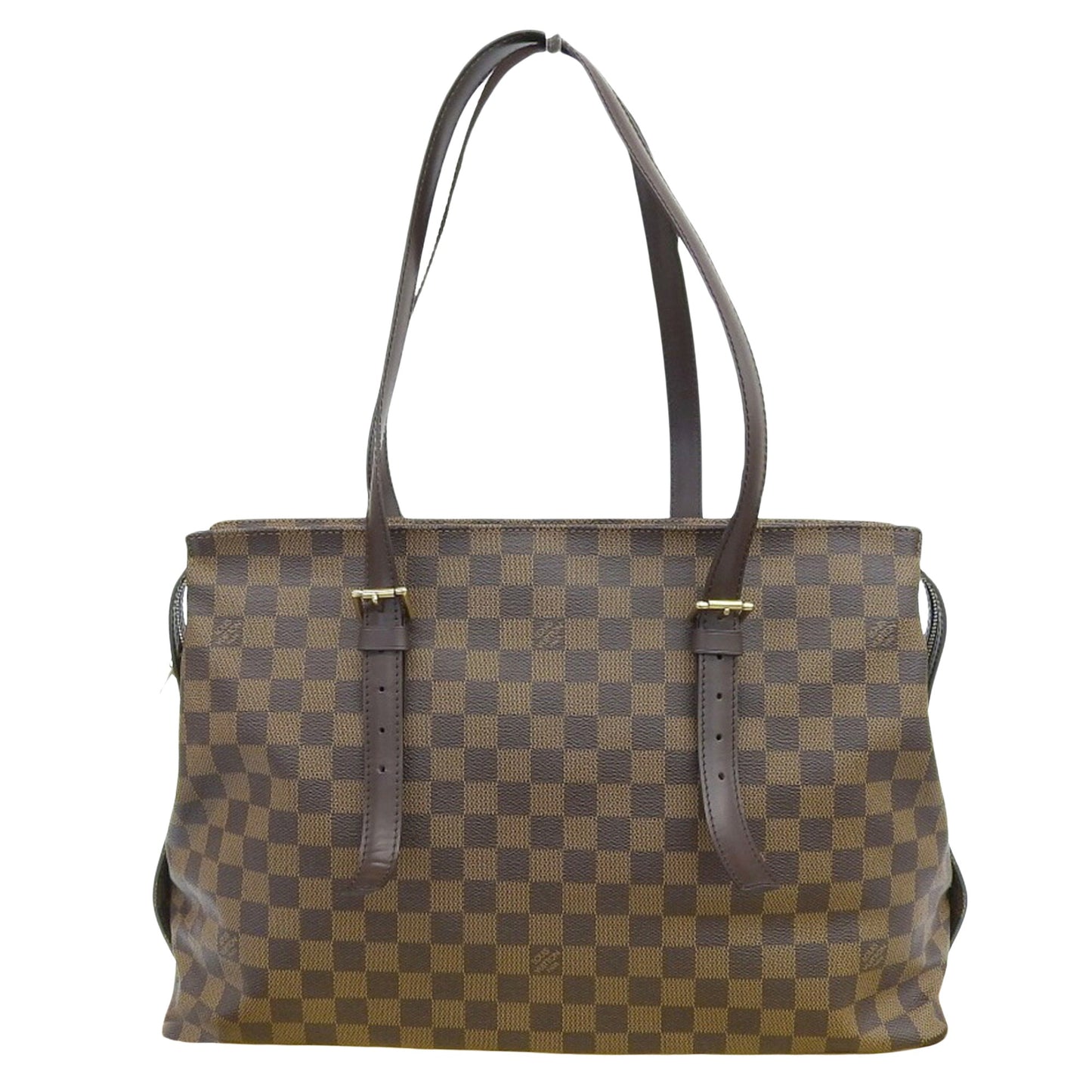 Louis Vuitton Chelsea, Brown, Canvas, shoulder