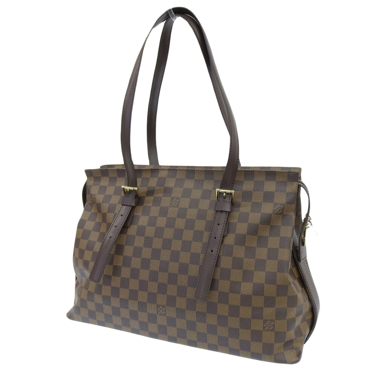 Louis Vuitton Chelsea, Brown, Canvas, shoulder