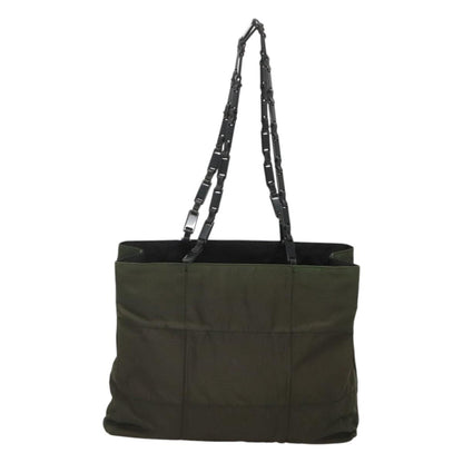 Prada Vintage Tessuto, Khaki, Nylon, Shoulder Bag