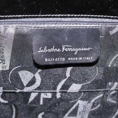 Salvatore Ferragamo Convertible Vara Bow Patent Leather, Black, Patent Leather, Handbag