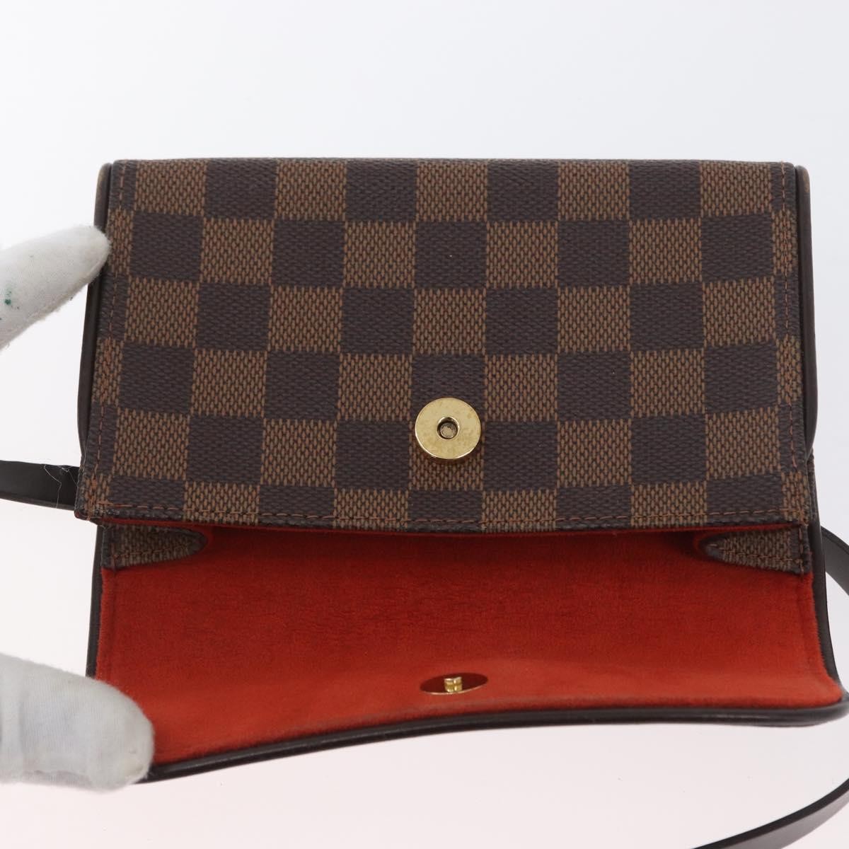 Louis Vuitton Florentine Waist Monogram Canvas, Brown, Canvas, Clutch
