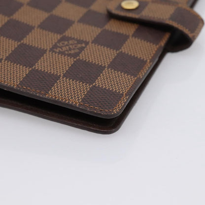 Louis Vuitton Agenda Cover Damier Canvas, Brown, Canvas, Wallet