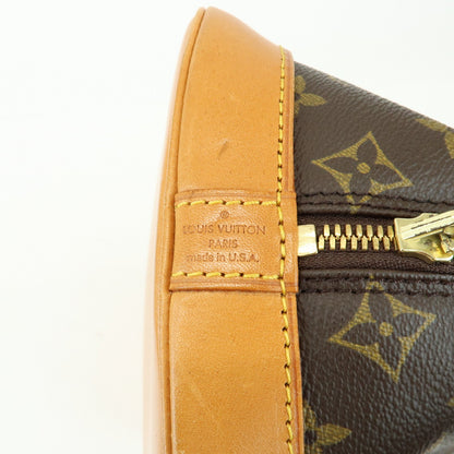 Louis Vuitton Alma Monogram Canvas, Brown, Canvas, Handbag
