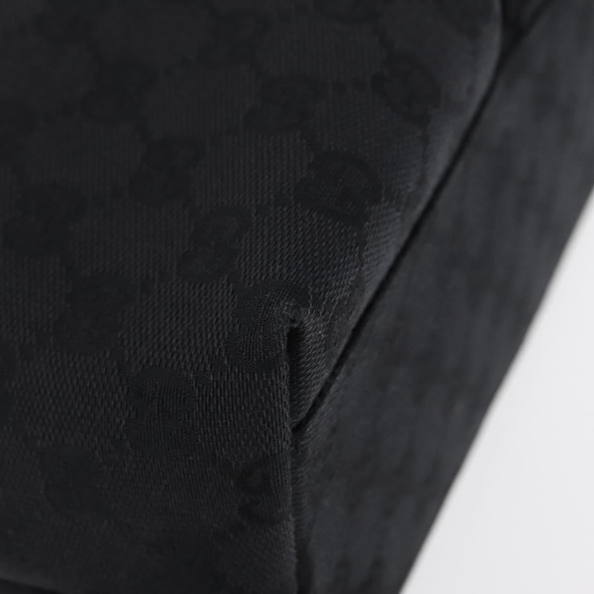 Gucci Double Pocket Tote GG Canvas and leather, Black, Canvas, Handbag
