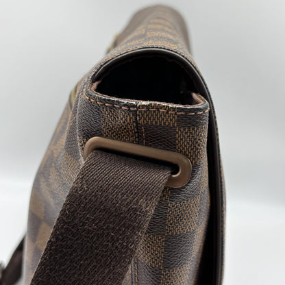 Louis Vuitton Brooklyn Damier, Brown, Canvas, Crossbody Bag