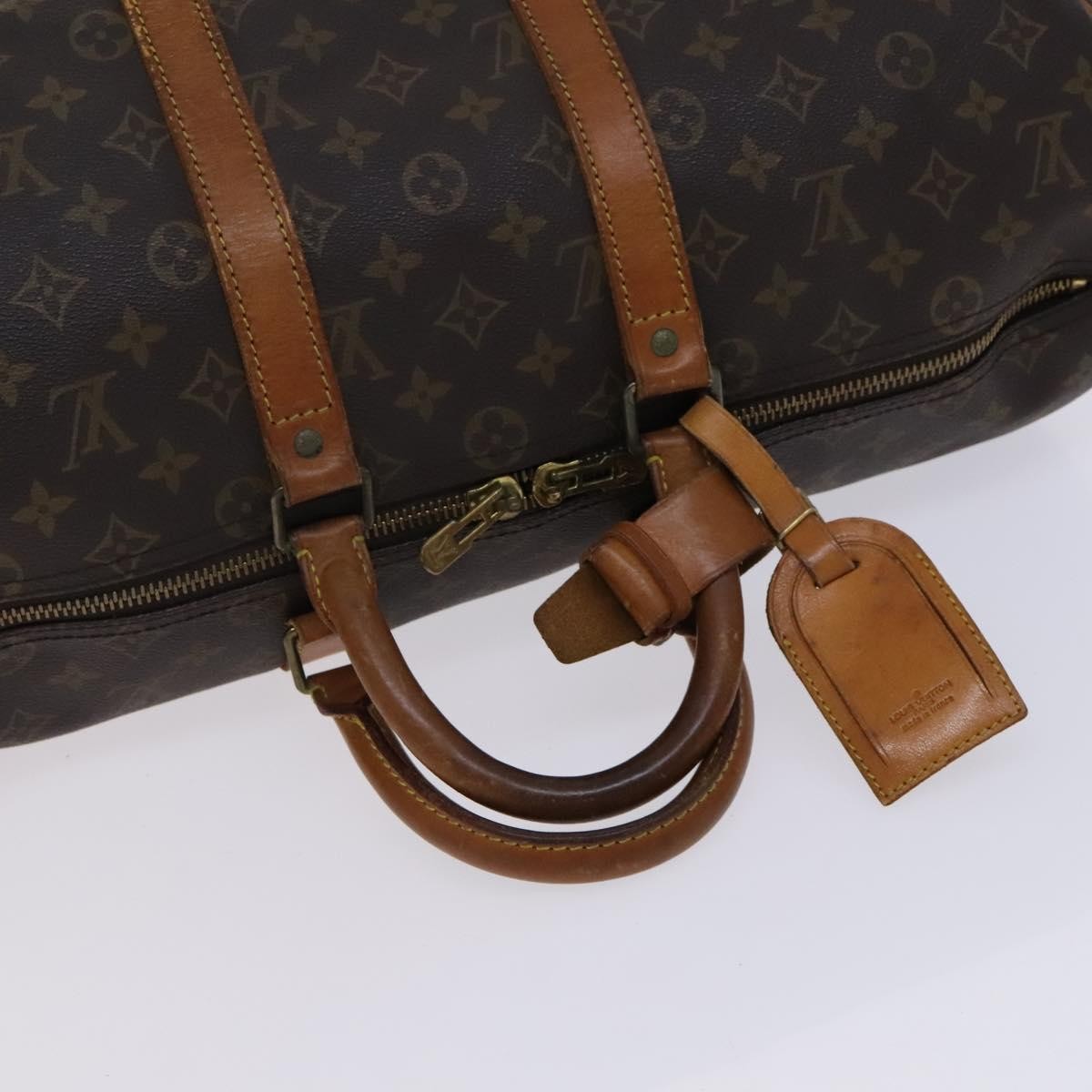 Louis Vuitton Keepall Monogram Canvas, Brown, Canvas, Travel Bag