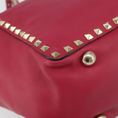 Valentino Garavani Rockstud Tote Soft Leather, Pink, Leather, Tote Bag