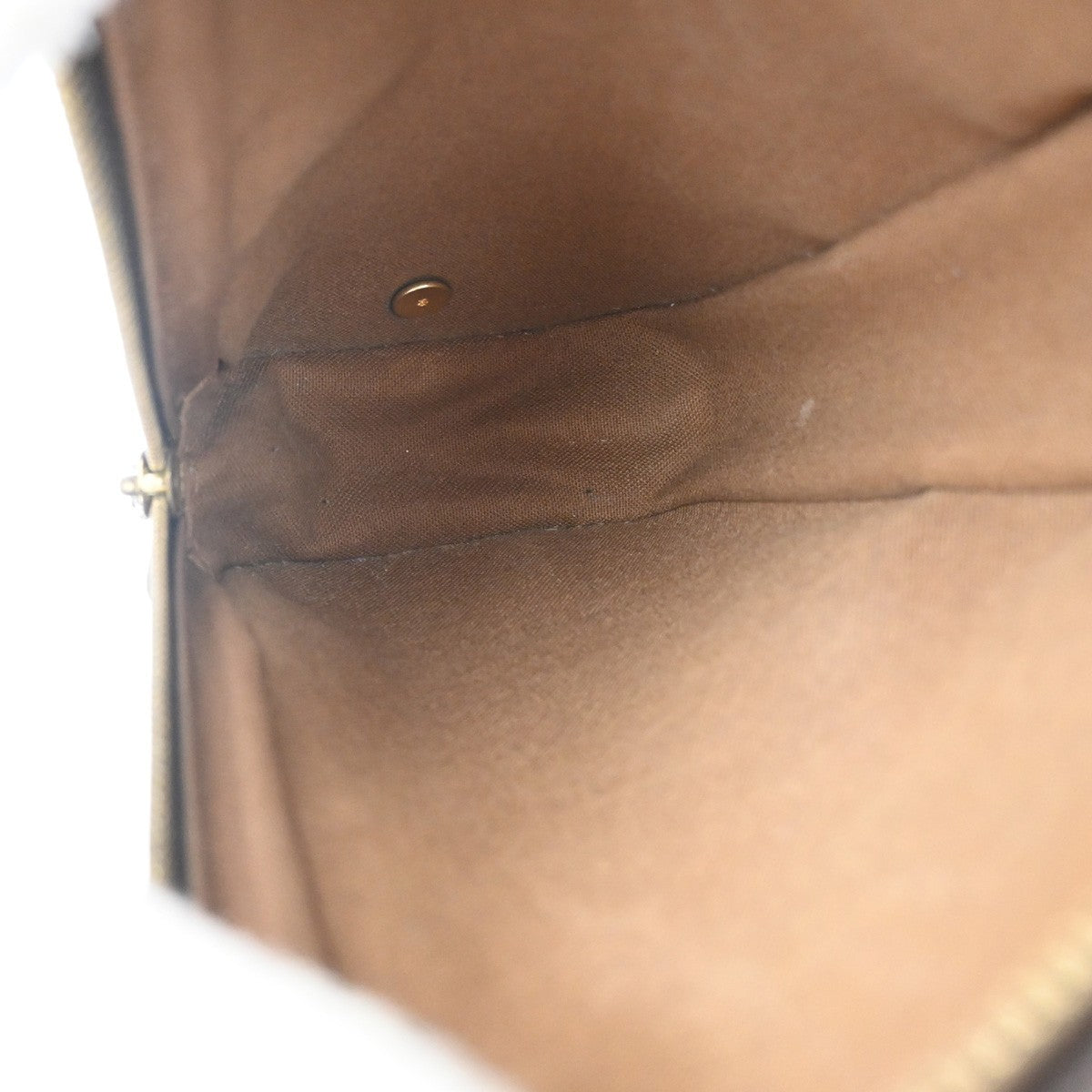 Louis Vuitton Pochette Gange Monogram Canvas, Brown, Canvas, Clutch