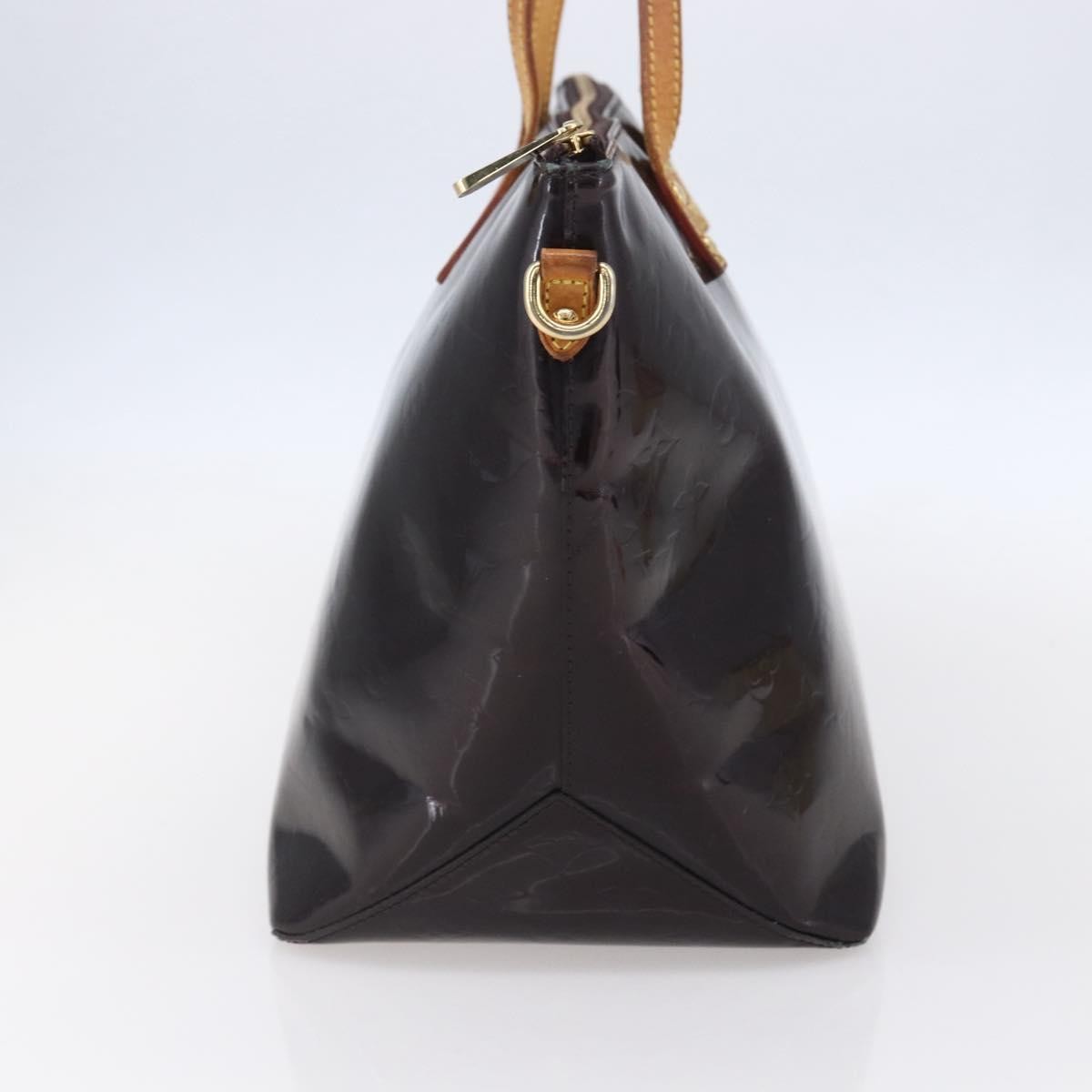 Louis Vuitton Bellevue Monogram Vernis, Burgundy, Patent Leather, Tote Bag