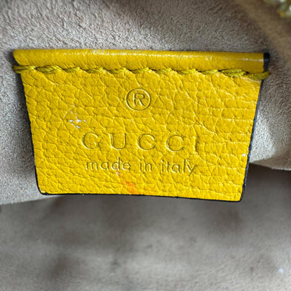 Gucci Ophidia Round Flora GG Coated Canvas, Beige, Canvas, Shoulder Bag