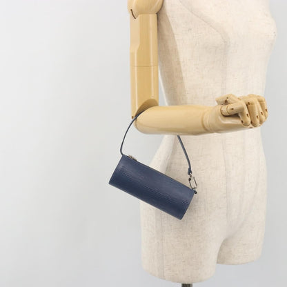 Louis Vuitton Soufflot Pochette Epi Leather, Blue, Leather, Clutch